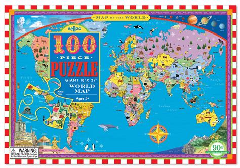 MAP Puzzle Of The World Map
